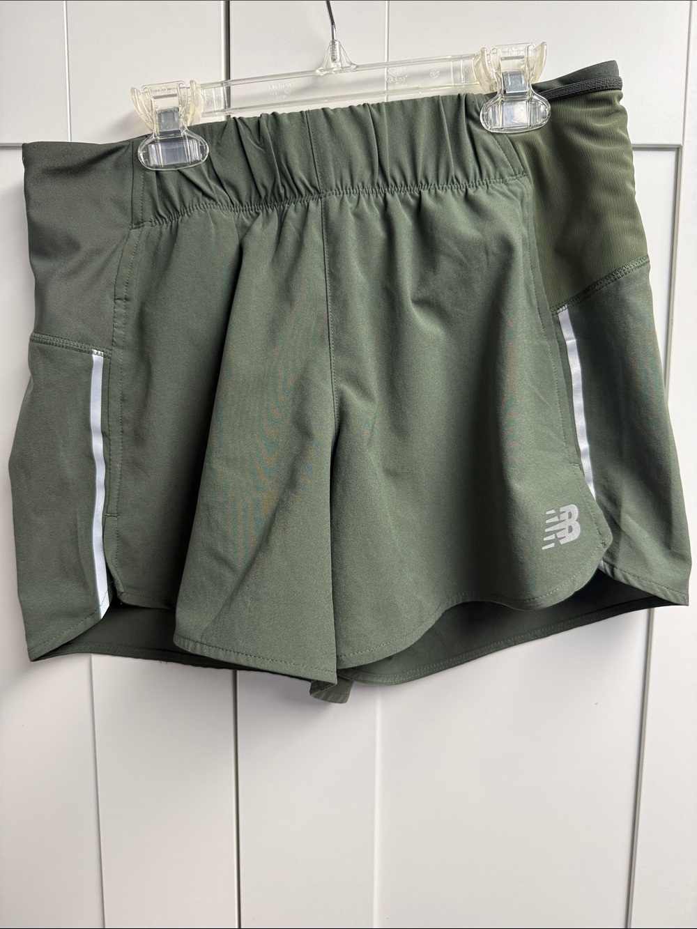 New Balance Army Green Women's Athletic Running Shorts Size Small